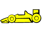 Desenho Fórmula 1 pintado por Arthur