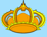 Desenho Corona pintado por pâmela
