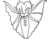 Desenho Vampiro aterrorizador pintado por .com