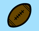 Desenho Bola de futebol americano II pintado por LUIS FELIPE