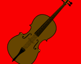 Desenho Violino pintado por maria eduardab.