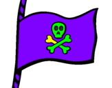 Desenho Bandeira  pintado por tebitas