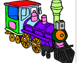 Desenho Comboio pintado por Arthur