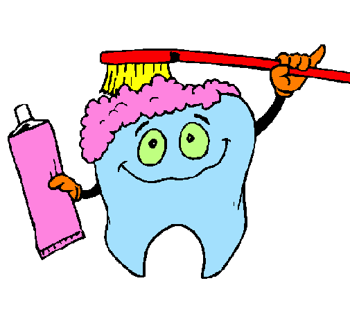 Desenho Dentes a serem limpos  pintado por Dra.Rose:Escovar,por quê?