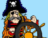Desenho Capitão pirata pintado por tropa de elite 2