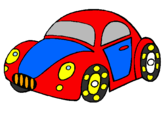 Desenho Carro de brinquedo pintado por DF