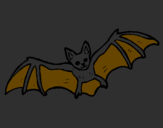 Desenho Morcego a voar pintado por leticia m