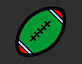 Desenho Bola de futebol americano II pintado por fabricio mantovanni