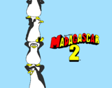 Desenho Madagascar 2 Pingüinos pintado por Ayslan