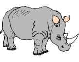 Desenho Rinoceronte pintado por Rinoceronte