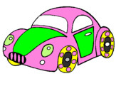 Desenho Carro de brinquedo pintado por davi