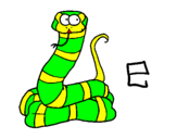 Desenho Serpente pintado por vinagdd