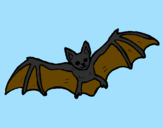 Desenho Morcego a voar pintado por sofia