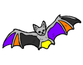 Desenho Morcego a voar pintado por Morcego *-*
