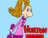 Desenho Horton - Sally O'Maley pintado por fernanda