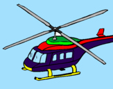 Desenho Helicoptero  pintado por Kaio Piola