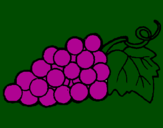 Desenho Uvas pintado por ricardo