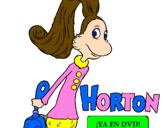 Desenho Horton - Sally O'Maley pintado por Milena 