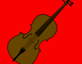 Desenho Violino pintado por Gabriel