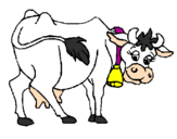 Desenho Vaca pintado por vaca paca