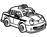 Desenho Herbie Taxista pintado por victor rex