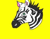 Desenho Zebra II pintado por zazá