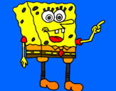 Desenho SpongeBob pintado por RAMONZINHO