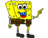 Desenho SpongeBob pintado por matheus
