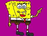 Desenho SpongeBob pintado por rayssa