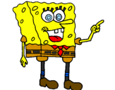 Desenho SpongeBob pintado por fenando  torres