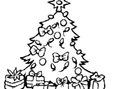 Desenho Árvore de natal pintado por RAY