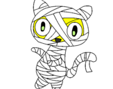 Desenho O gato momia pintado por fenando  torres