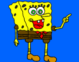 Desenho SpongeBob pintado por kaio  waynne