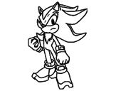 Desenho Sonic pintado por sonic