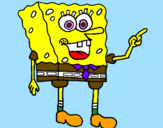 Desenho SpongeBob pintado por joão Maria
