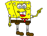 Desenho SpongeBob pintado por teresa