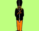 Desenho Soldado de chumbo pintado por witor