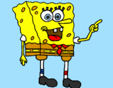 Desenho SpongeBob pintado por victoria   maraia
