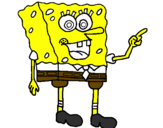 Desenho SpongeBob pintado por danipat
