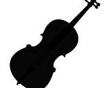 Desenho Violino pintado por p