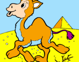 Desenho Camelo pintado por JLPG