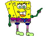 Desenho SpongeBob pintado por kam