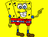 Desenho SpongeBob pintado por clara   souto