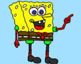 Desenho SpongeBob pintado por ruben