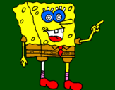 Desenho SpongeBob pintado por daniea