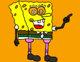 Desenho SpongeBob pintado por gabriella