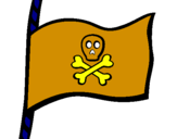 Desenho Bandeira  pintado por -laura