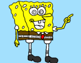 Desenho SpongeBob pintado por arthvr