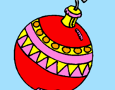 Desenho Bola de natal pintado por tony