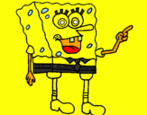 Desenho SpongeBob pintado por DANIEL